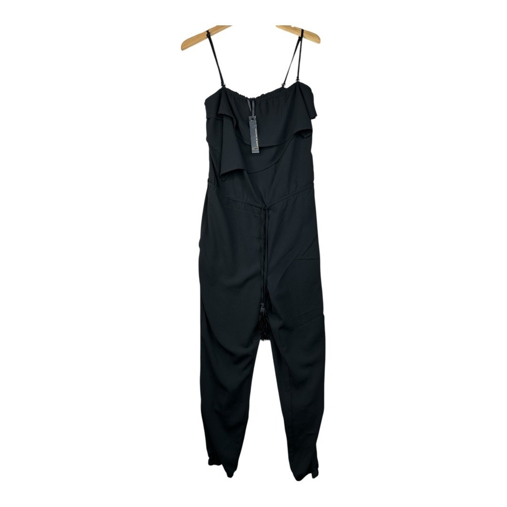 New i Jeans by Buffalo Sleeveless Pant Jumpsuit size Medium Black